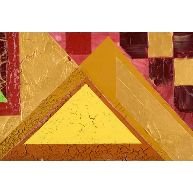 2000 - 2009 Vintage Original Painting “Colorful Squares #4” by Marc Foster Grant For Sale - Image 5 of 10