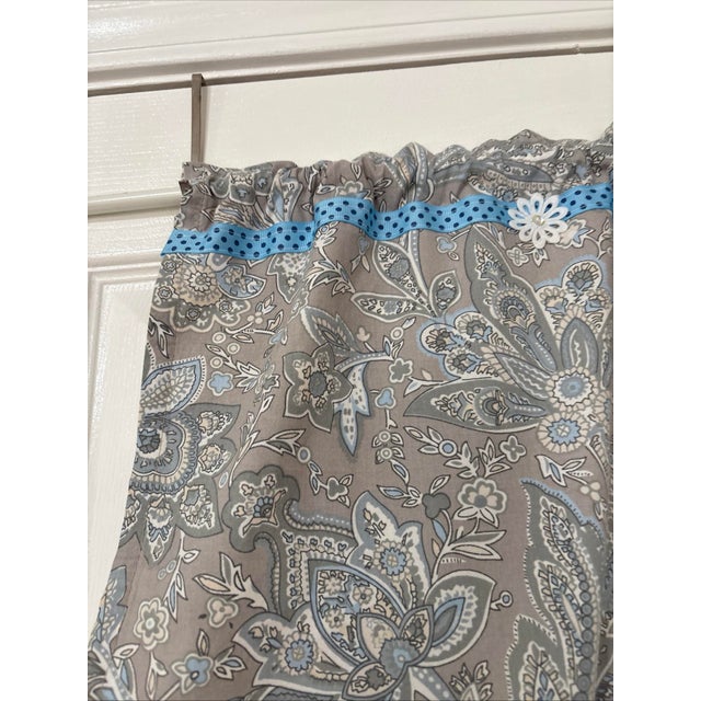 Set of 2 Bistro Valances Handmade New For Sale - Image 4 of 7