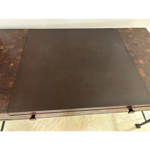 Cocoshell Mosaic Writing Desk For Sale In Naples, FL - Image 6 of 9
