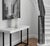 This exceptional 19-inch tall art glass vase by Romanian artist Ion Tamaian is a masterful showcase of contemporary...