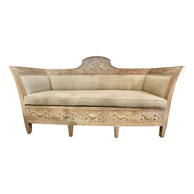Gustavian Neoclassical Sofa, C. 1800-1810 For Sale