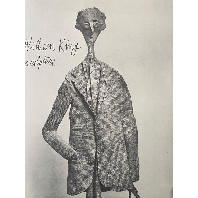American William King (b.1925), Vintage Lithograph Poster William King Terry Dintenfass Gallery NYC For Sale - Image 3 of 6