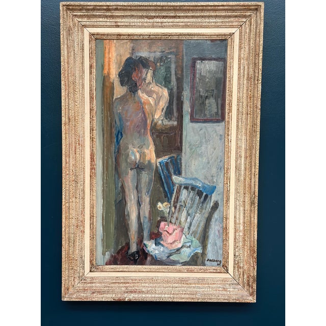 Åke Dalberg, Nue and La Toilette, 1950s, Oil on Canvas, Framed For Sale - Image 13 of 18