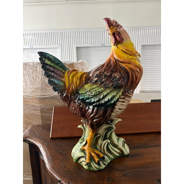 Late 20th Century Sur La Table Porcelain Rooster, 20th Century For Sale - Image 5 of 7