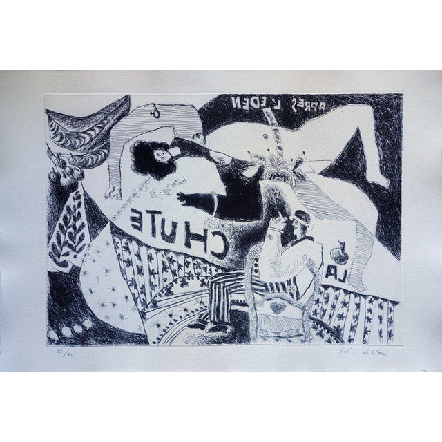 Tobiasse Théo, Après l’Eden, Etching For Sale