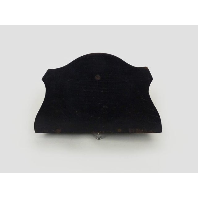 Black Wall Plant Shelf with Blackened Wooden Elephant Head, 1800s For Sale - Image 8 of 10