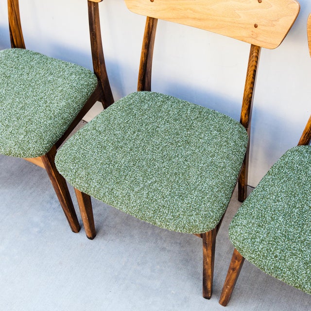 1970s Restored Japanese Mid Century Modern Dining Chairs For Sale In Los Angeles - Image 6 of 12