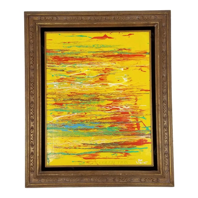Modern Expressionist Abstract Painting by Joe Lagos For Sale