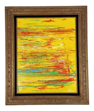 Modern Expressionist Abstract Painting by Joe Lagos