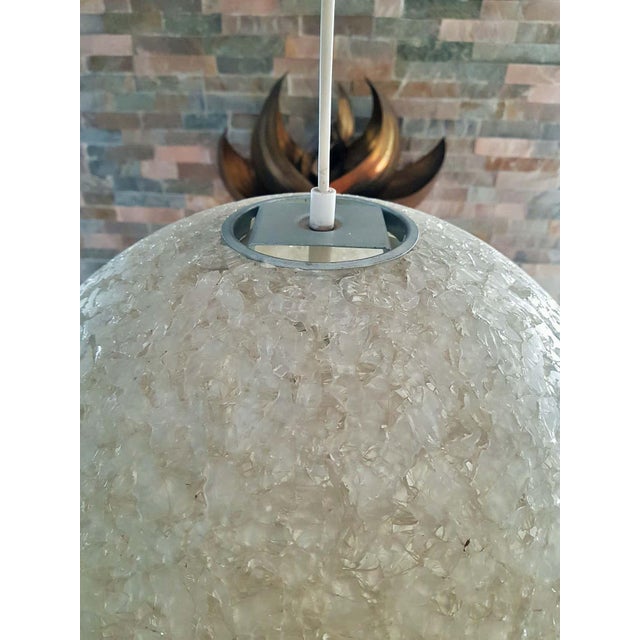 Spherical Pendant Light, 1960s For Sale - Image 4 of 18