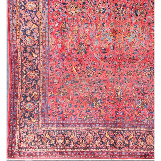 Antique Persian Kashan rug, Rug , country of origin / type: Persian / Kashan, circa early-20th century. Measures: 10'6'' x...