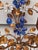 Metal Large Mid-Century Pair of Tole & Crystal Leaves and Flowers Sconces For Sale - Image 7 of 8