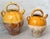 French 19th Century Antique Glazed Yellow Confit, Cruche Pot, Gargolette With Top Handle and Spout- A Pair For Sale - Image 9 of 12