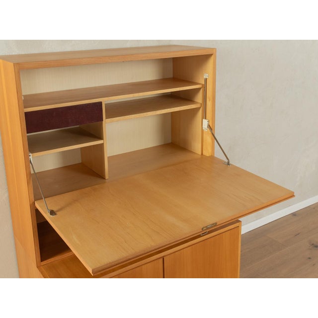 Brown Ash Secretary, Germany, 1960s For Sale - Image 8 of 9