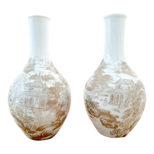 Chinese Porcelain Wanshou Festival Danping Pair