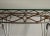 Vintage Rococo Silvered and Cane Reed Oval Console Table For Sale - Image 9 of 13