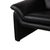 Atlanta 2-Seater Sofa and Armchair in Black Leather from Lauuser, Set of 2 For Sale - Image 11 of 18