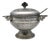 Large Tin Soup Tureen with Lid and Ladle from Pewter Mastad, Norway, 1950s, Set of 2 For Sale