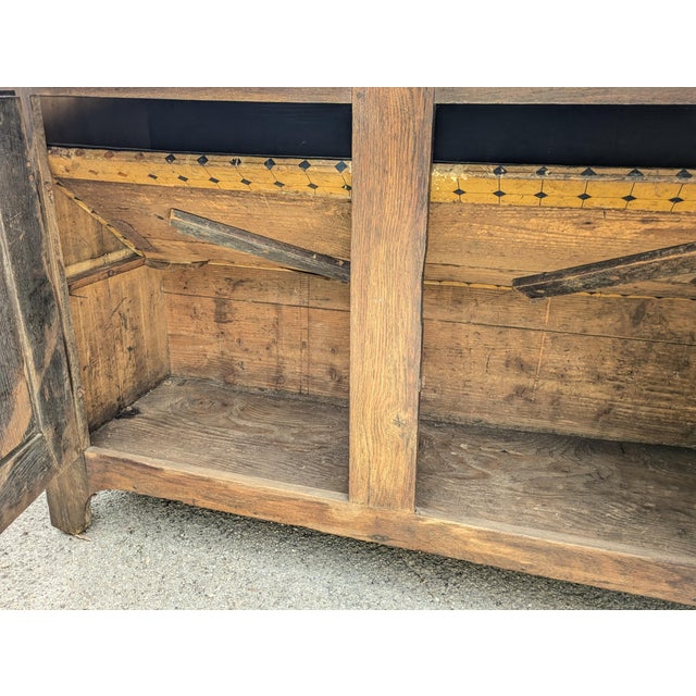 Wood Antique French Country Buffet, 1890s For Sale - Image 7 of 16