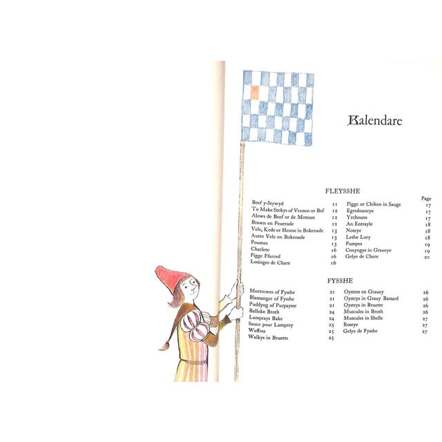 Blue "A Fifteenth Century Cookry Boke" 1962 Anderson, John L. For Sale - Image 8 of 12