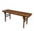 Constructed from solid elm, this classic recessed-leg table (pingtou'an) features a flush-sided rectangular top with a...