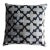 Contemporary Decorative Throw Velvet Ikat Pillow For Sale