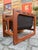 Teak and Genuine Leather Newspaper Rack with Two Compartments by Aksel Kjersgaard for Salin Møbler For Sale - Image 11 of 11