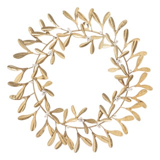 Metal Mistletoe Wreath For Sale