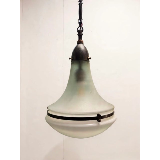 Luzette Pendant Light by Peter Behrens for Siemens and Schukert, 1920s For Sale - Image 11 of 11