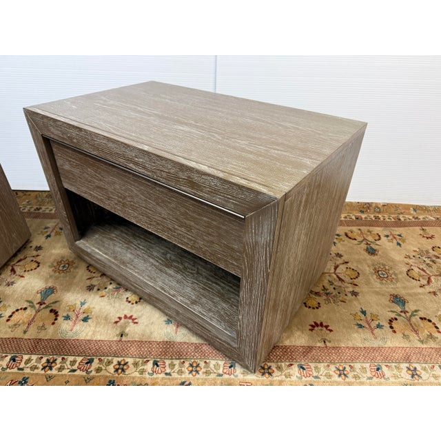 2020s Furniture of America Bridgewater Nightstands, Pair For Sale - Image 5 of 12