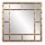 2020s Kenneth Ludwig Chicago Gold Bamboo Square Mirror For Sale - Image 5 of 5