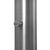 Silver Rancho Mirage 3 Light Arc Floor Lamp - 84", Satin Nickel Finish, Matte Black & Silver-Leaf Shade, Marble Base, Dimmer Switch For Sale - Image 8 of 11