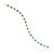 Designer 6.13ct Mixed Cut Bezel Set Emerald Contemporary Bracelet in 14k Gold For Sale - Image 10 of 18