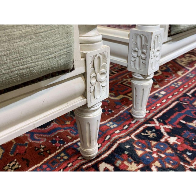 Louis XVI Style Beechwood Beds, Set of 2 For Sale - Image 10 of 16