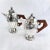 Art Deco Coffee Tea Set in Silver Plated from Ramelpa, 1920s, Set of 5 For Sale - Image 6 of 12