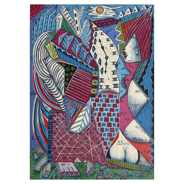 Mario D'altilia, the Changing of the Hour, 2020, Oil on Canvas For Sale