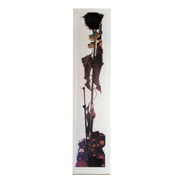 Egon Schiele, Sunflowers II, 2000s, Ink and Paper For Sale