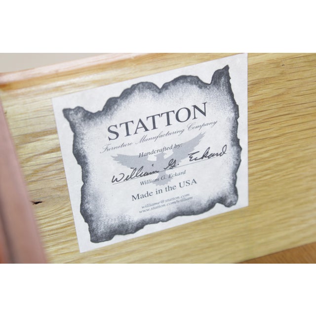 Statton New Market Cherry 10 Drawer Dresser W. Mirror For Sale - Image 14 of 18