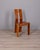 Mid-Century Modern Vintage Italian Wood and Leather Chairs, 1950s, Set of 4 For Sale - Image 3 of 13