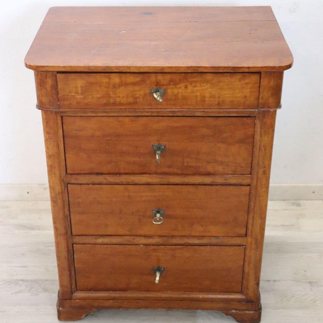 Antique Chest of Drawers in Cherry, 19th Century For Sale - Image 4 of 12