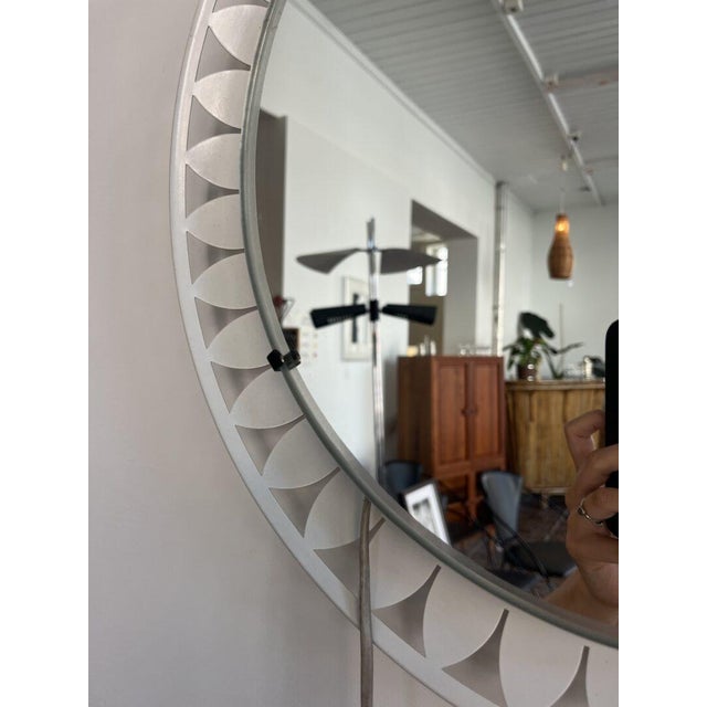 Illuminated Flower Mirror by Ernst Igl for Hillebrand Lighting, 1950s For Sale - Image 11 of 12