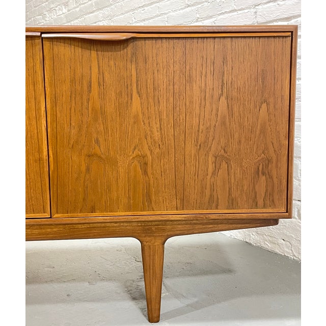 Funky Sculptural Mid Century Modern Styled Credenza | Teak Media Stand | Handmade Sideboard For Sale - Image 11 of 13