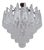 21st Century Murano Etched Tears Chandelier by Fabio LTD For Sale