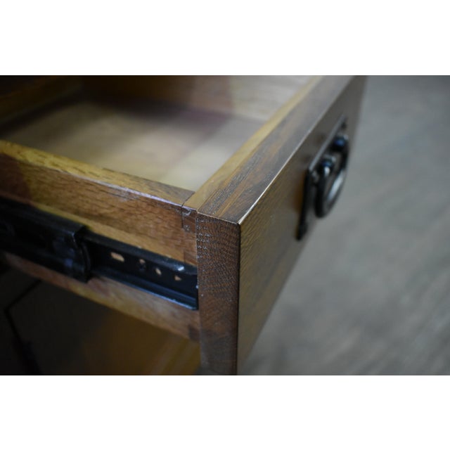 Brown Mission Crofter Nightstand / End Table - Micheal Cherry For Sale - Image 8 of 12