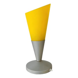 Vintage Kryolit Table Lamp in Grey and Yellow from Ikea, 1990s For Sale