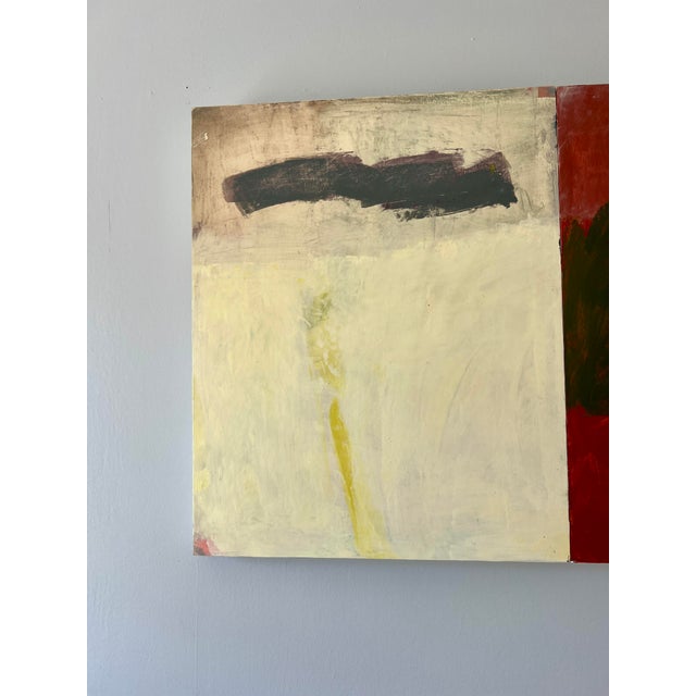 The composition unfolds across two connected panels, creating a visual dialogue between landscape and light. On the right,...