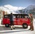 Ski Bus by Toni Frissell Skiers take a lift in a VW camper van, Klosters, Switzerland, 1951. (Photo by Toni Frissell)...