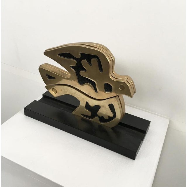 Abstract Painted Metal Colomba Dove, 1980 For Sale - Image 10 of 18