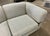Metal Vintage Mid Century Modern Milo Baughman Style Chrome Base 3 Piece Sectional Sofa For Sale - Image 7 of 8