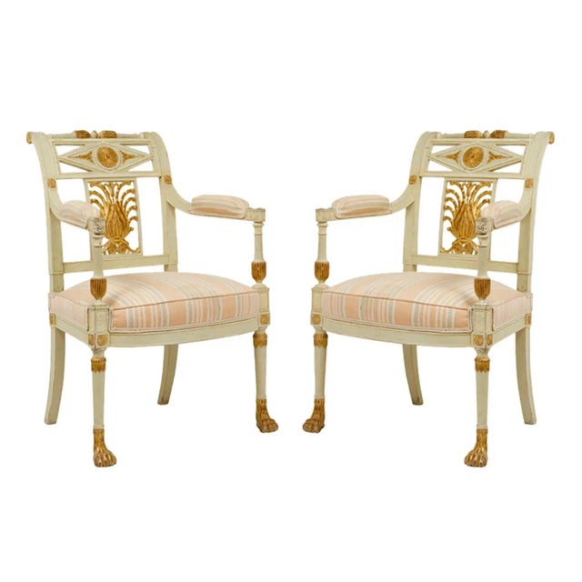 18th Century Neoclassical Louis XVI Jacob Chairs a Pair Chairish